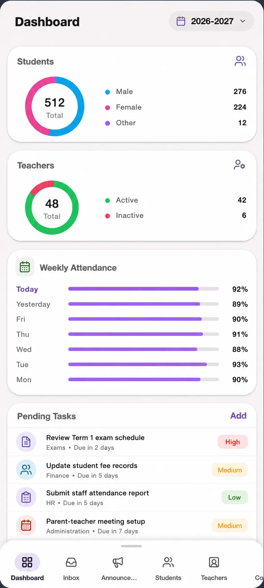 Mobile preview
